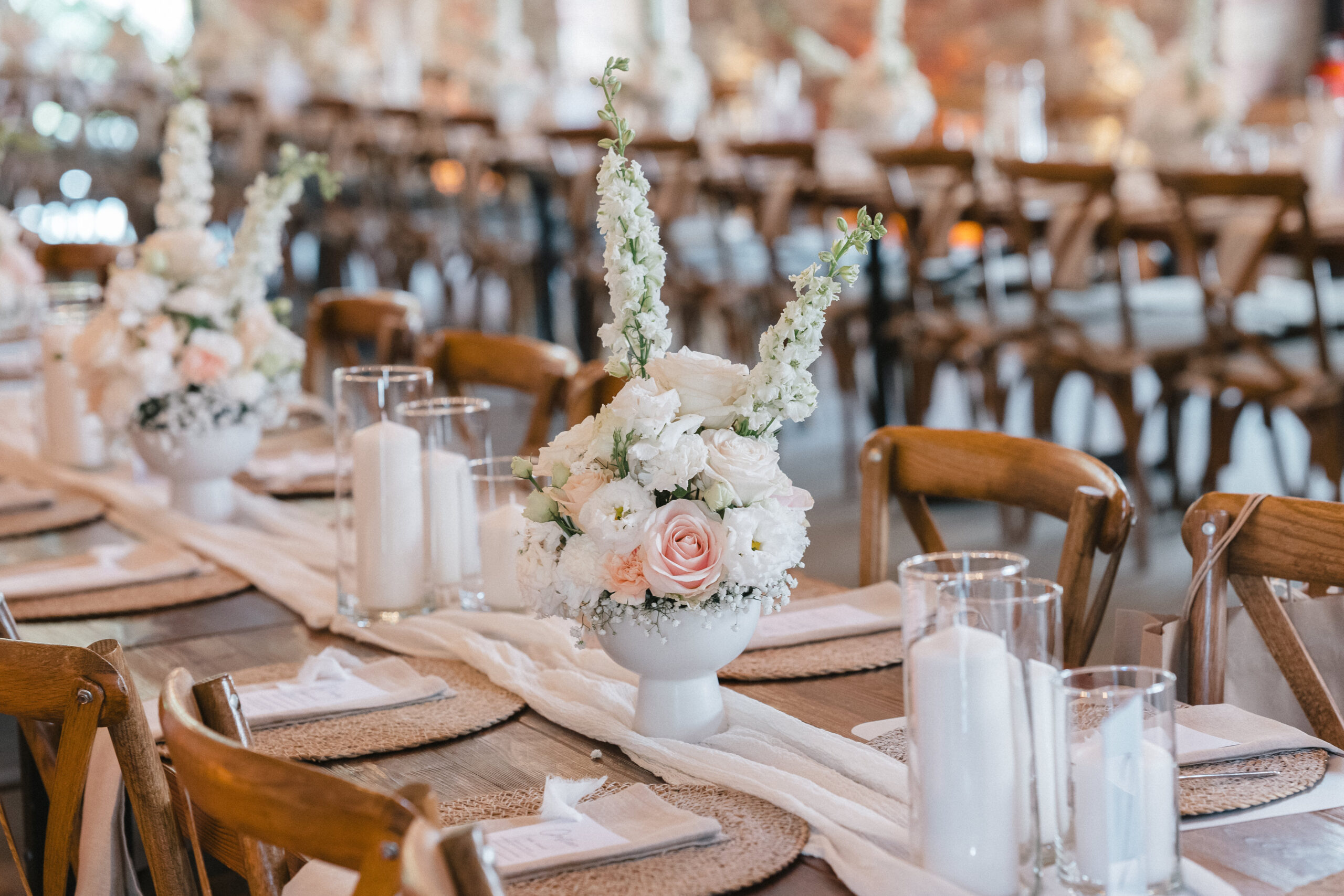 Tischdeko Hochzeitsfloristik Zart